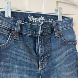 Wrangler Kids Slim Bootcut Jeans - Blue